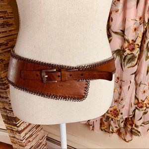 Calvin Klein leather belt size large 38 in